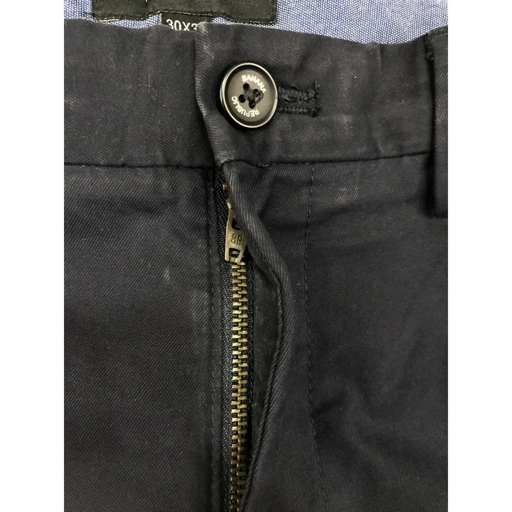 Banana Republic Pants Mens 32x30 (Tag 30x30) Navy Blue Mason Chino